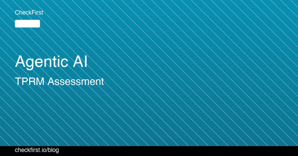 CheckFirst TPRM Blog Post